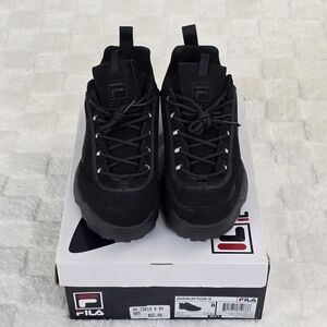 Fila Disruptor II Shoes Triple Black Men's Size 8 (Women's Size 9.5)